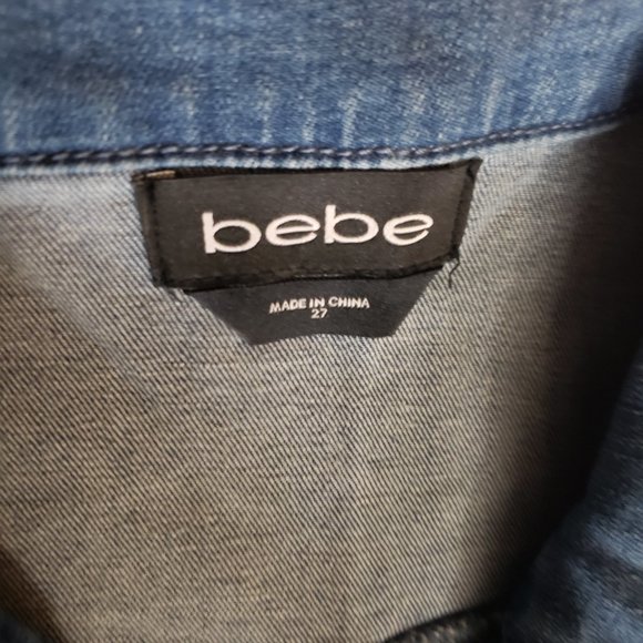 Bebe denim jumpsuit - Picture 7 of 11